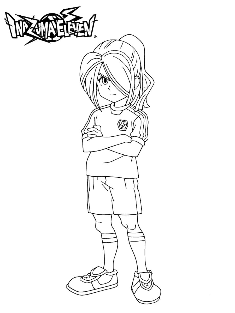 Nathan Swift Inazuma Eleven coloring page