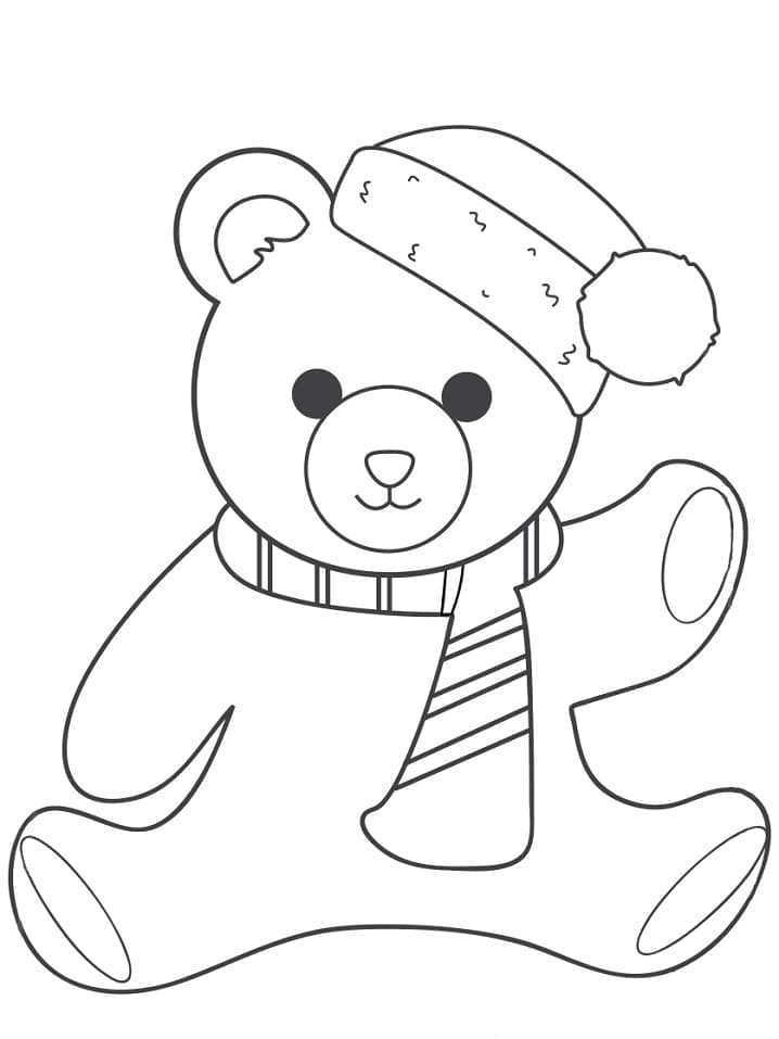 Nounours Amical coloring page