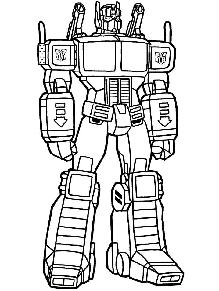 Coloriage Optimus Prime Imprimer Sur ColoriageEnfant Com