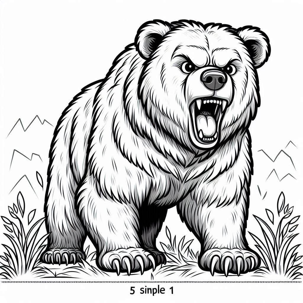 Ours Pour Les Enfants De 5 An coloring page