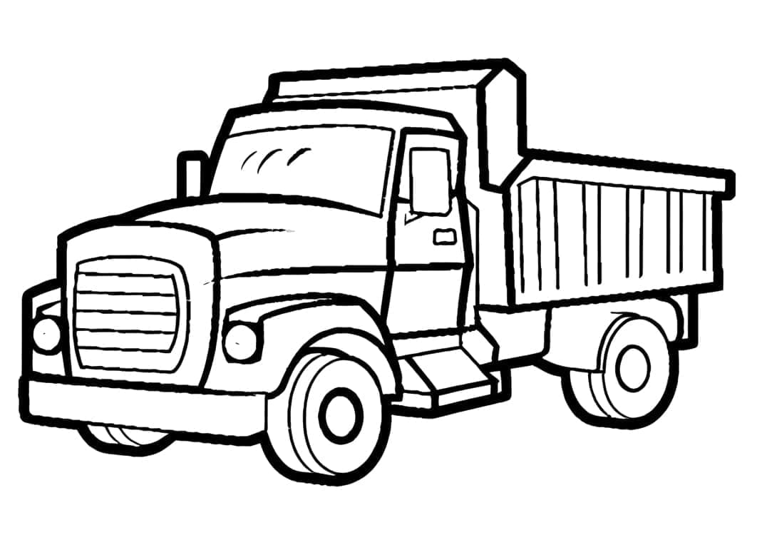 Peinture de camion coloring page