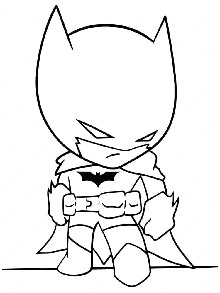 Coloriage Petit Batman