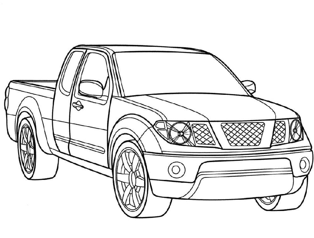 Coloriage Pick-up 4x4