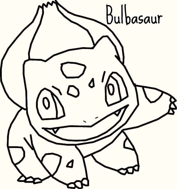 Pokémon Bulbizarre Pour les Enfants coloring page