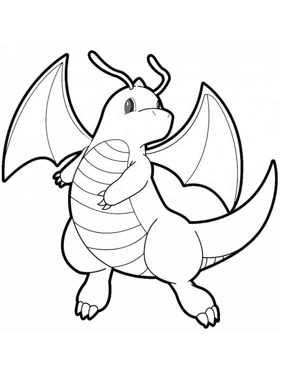 Dracolosse Dessin A Imprimer Coloriage Pok mon Dracolosse 