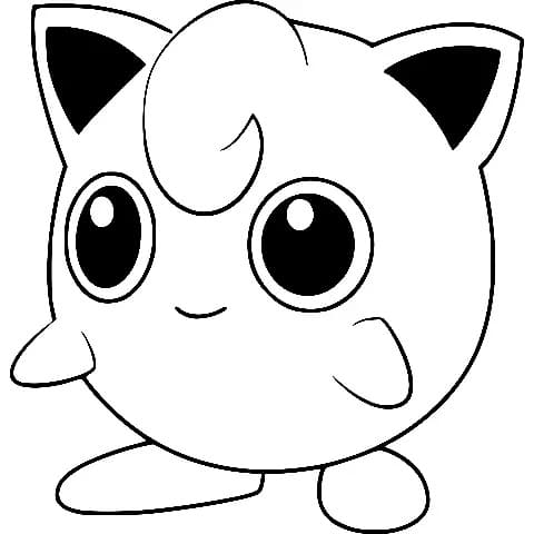 Pokémon Rondoudou coloring page