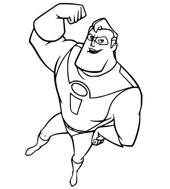 Robert Parr coloring page