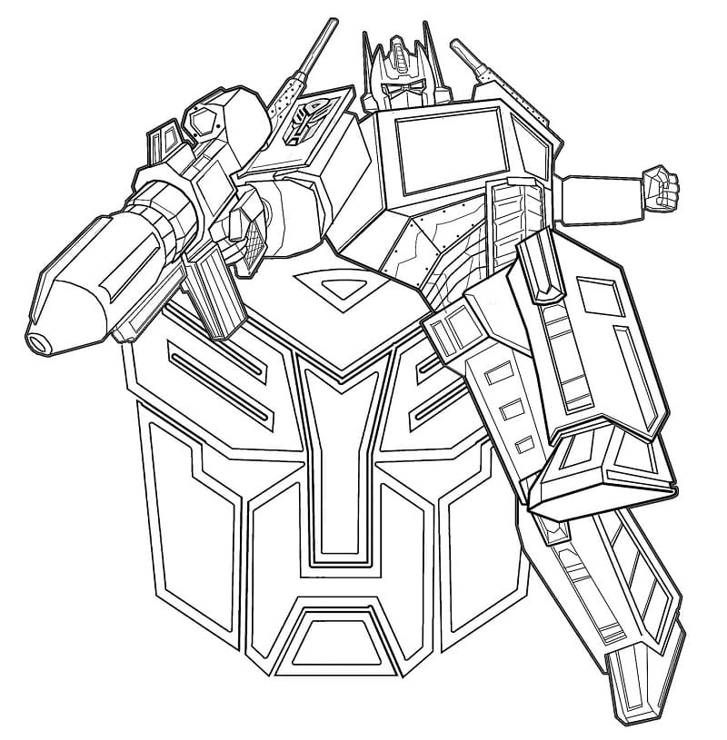 Coloriage Robot Transformers