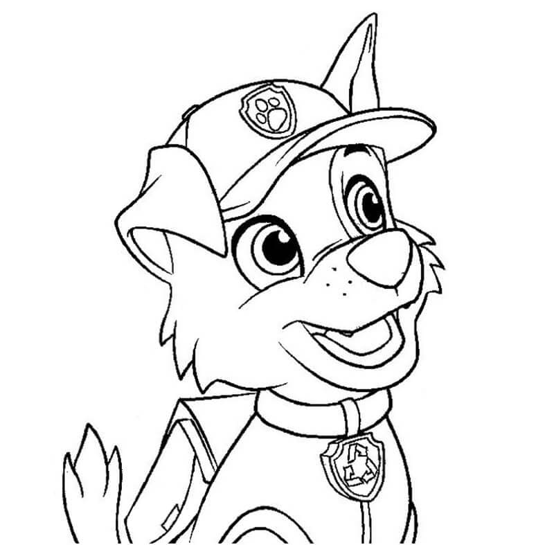 Rocky Heureux coloring page