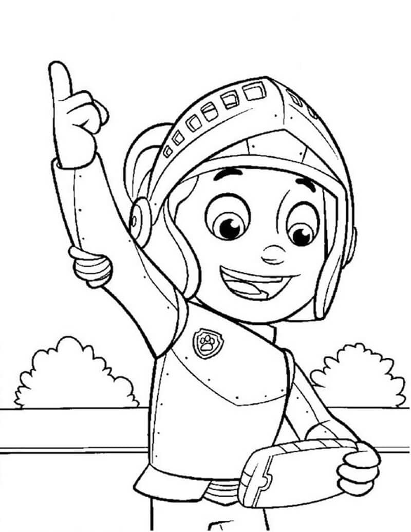 Ryder Pat Patrouille 2 coloring page