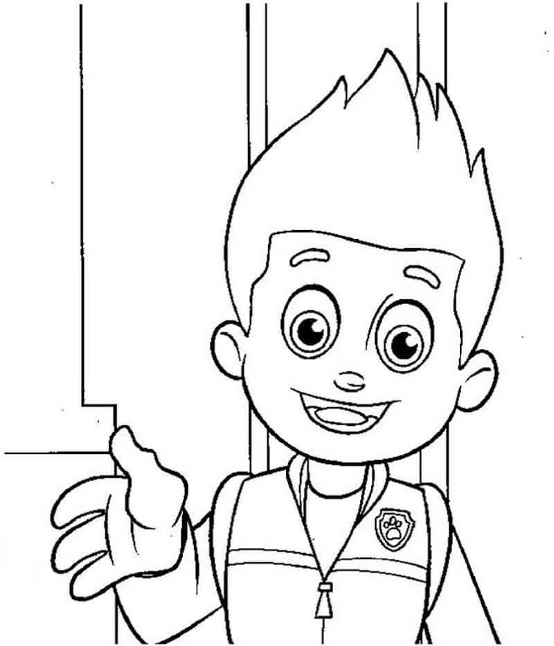 Ryder Pat Patrouille 7 coloring page