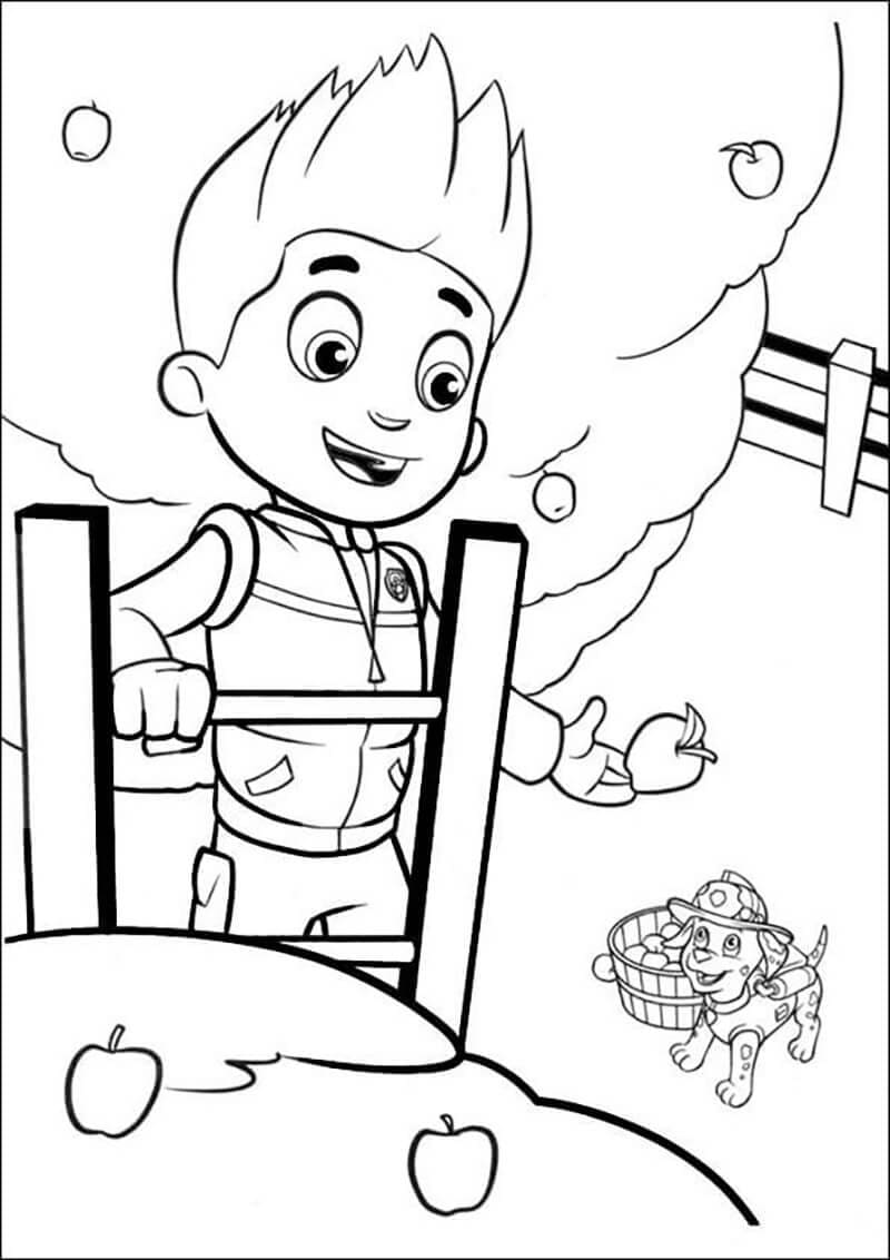 Ryder coloring page