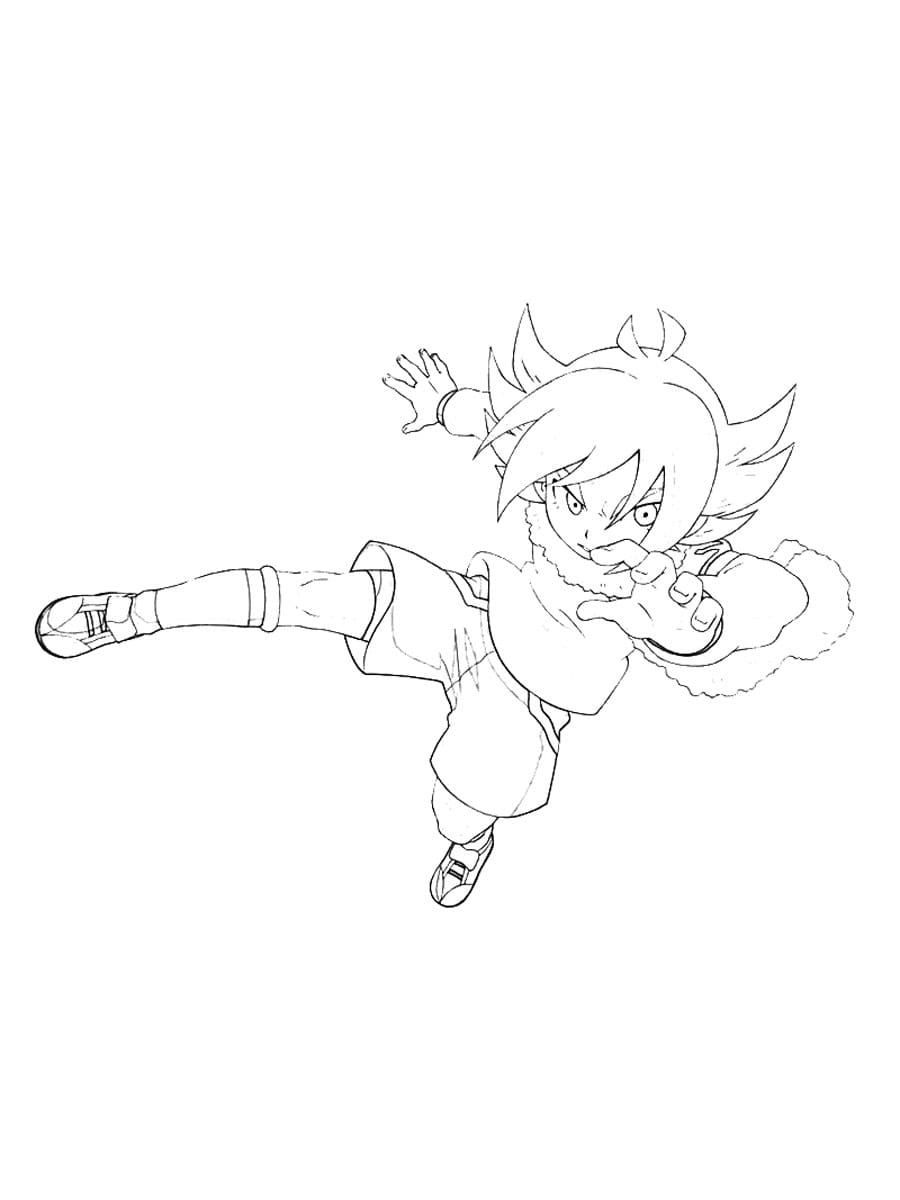 Shawn Frost Inazuma Eleven coloring page