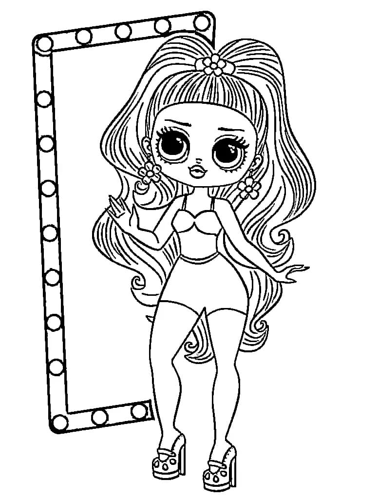Sixtier Mood LOL OMG coloring page