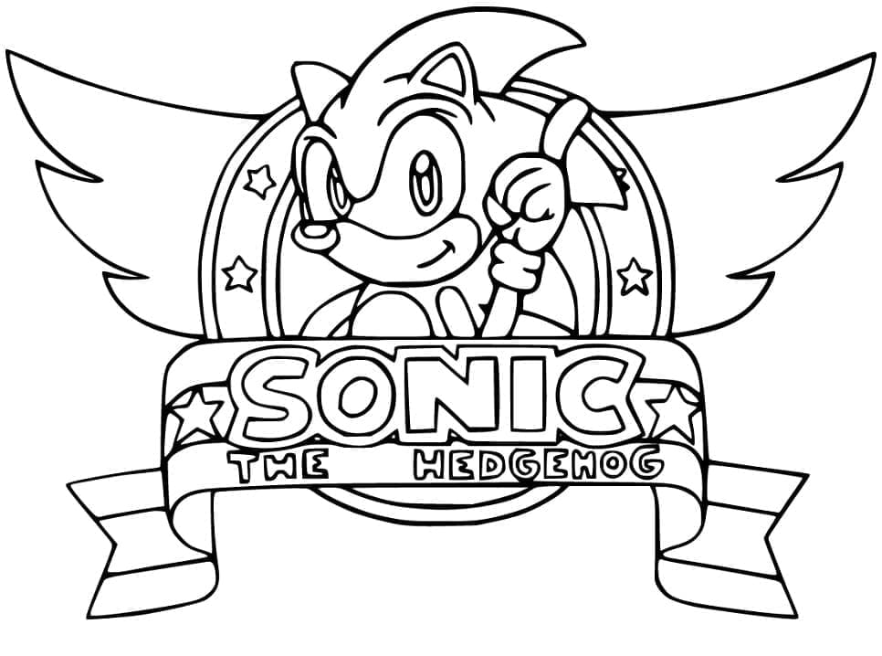 Coloriage Sonic the Hedgehog