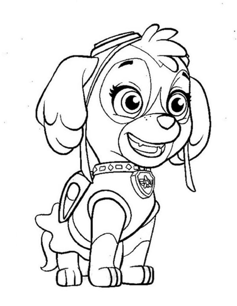 Stella Heureuse coloring page