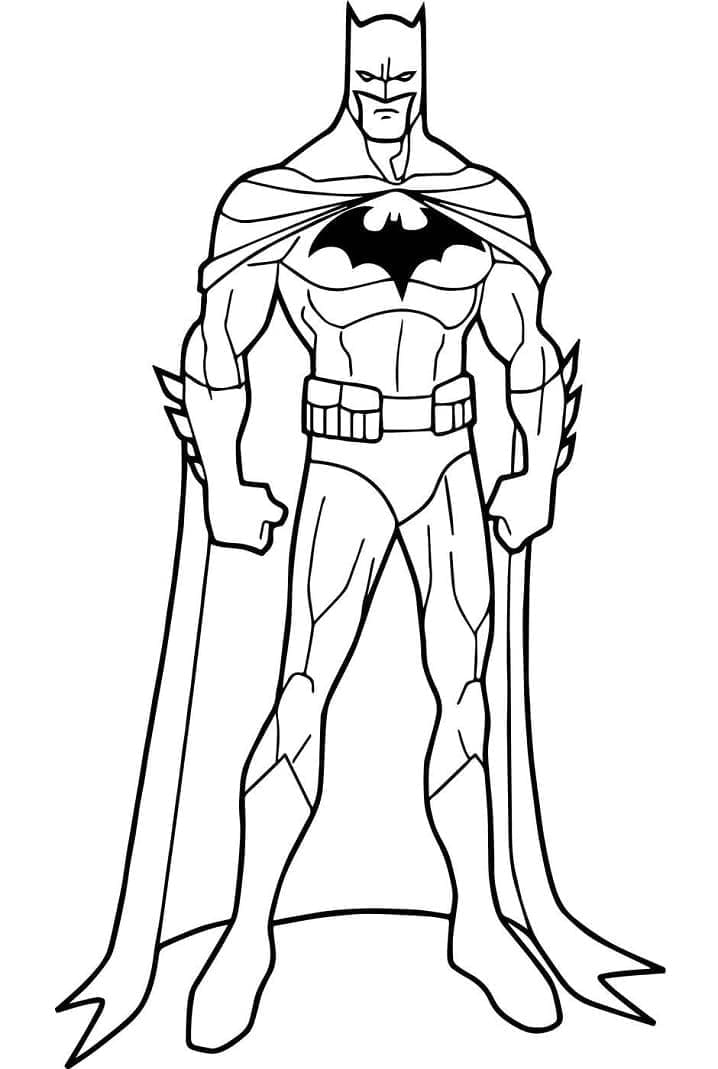 Coloriage Super-héros Batman
