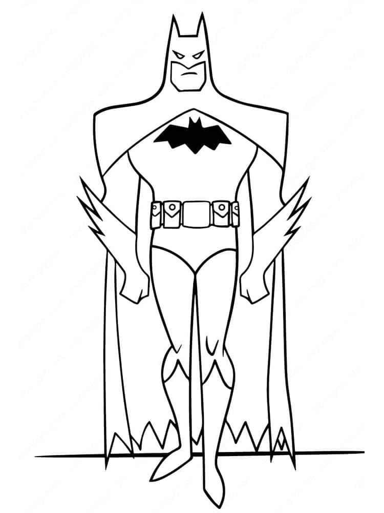 Coloriage Superhero Batman