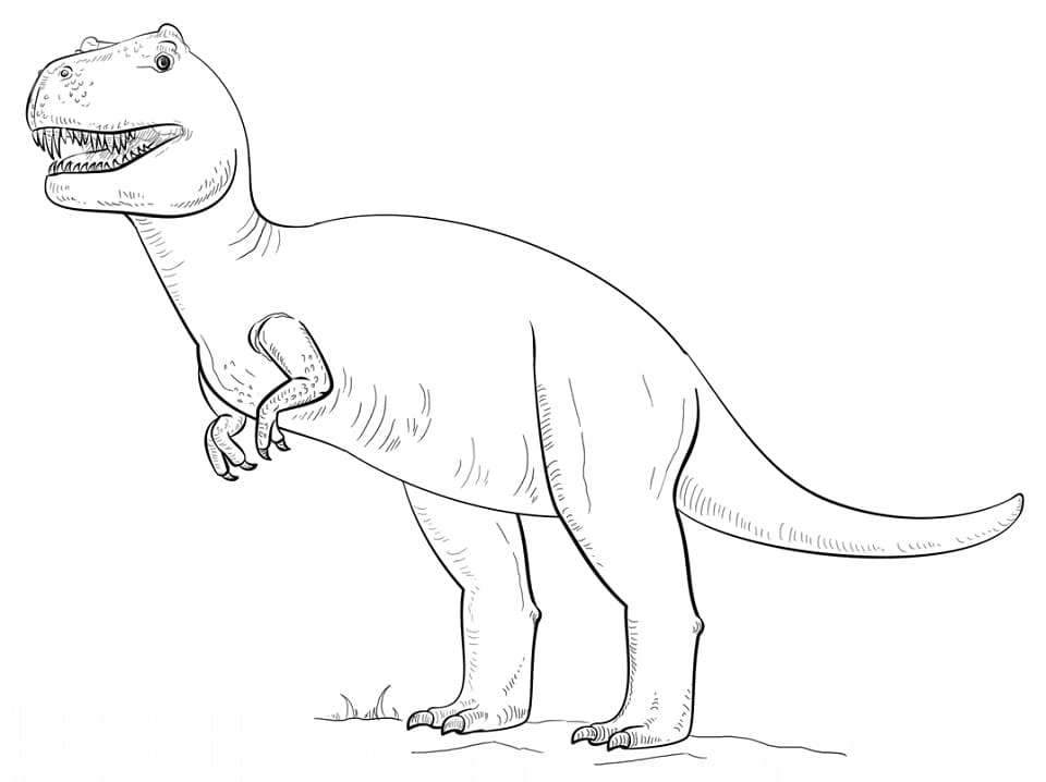 T-Rex Gratuit coloring page