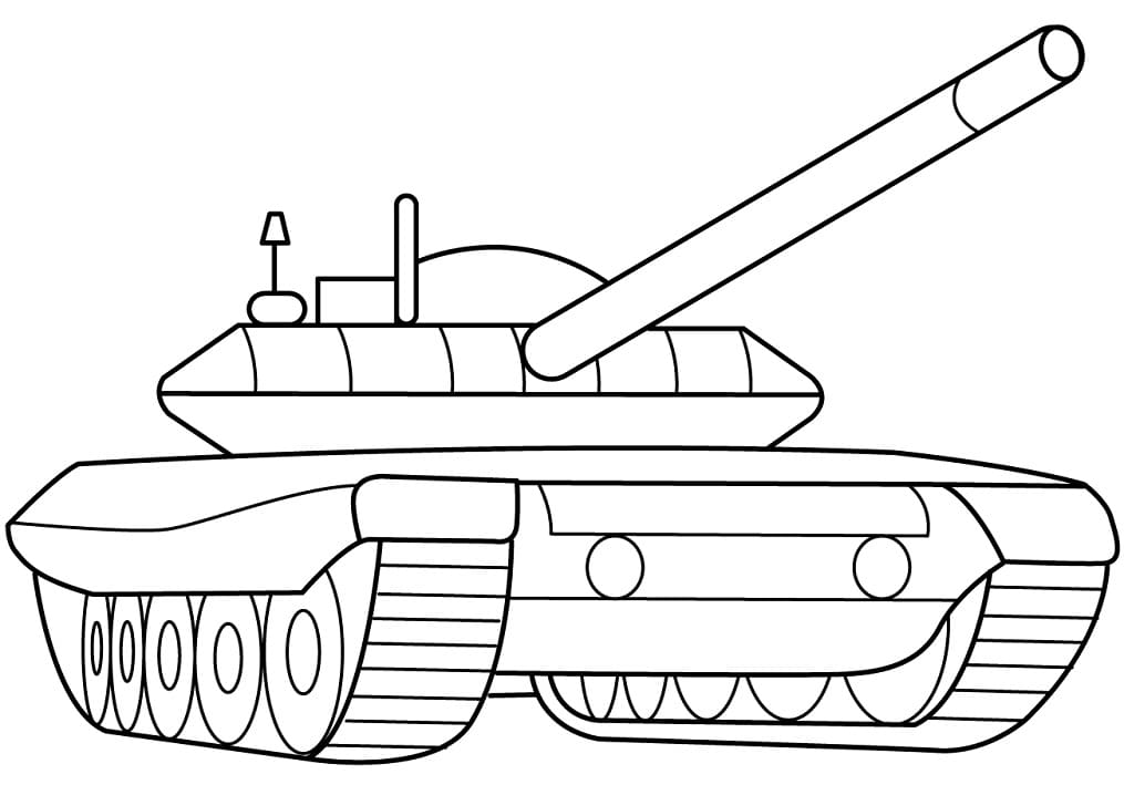 Tank Gratuit Pour les Enfants coloring page