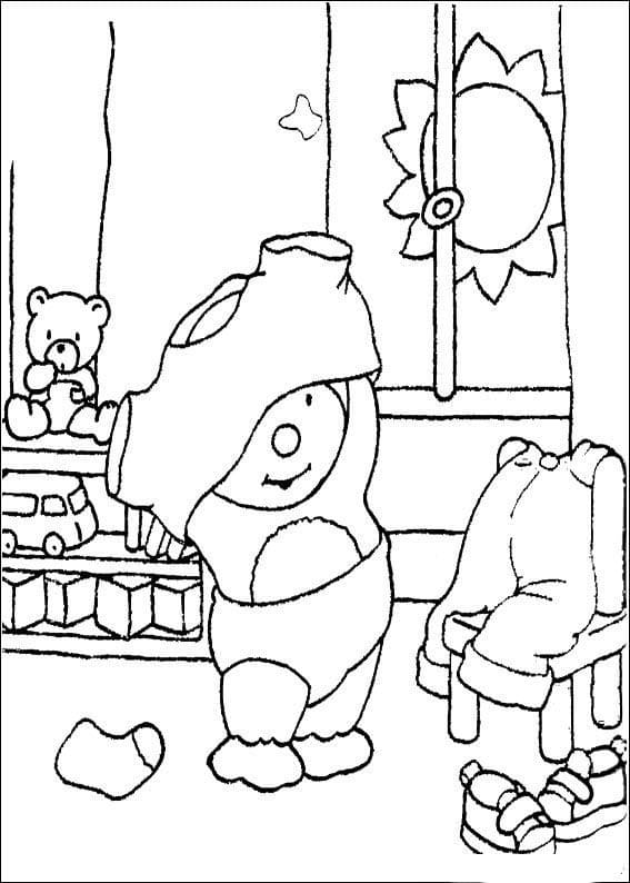 Tchoupi 4 coloring page