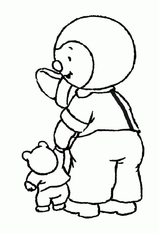 Tchoupi 7 coloring page