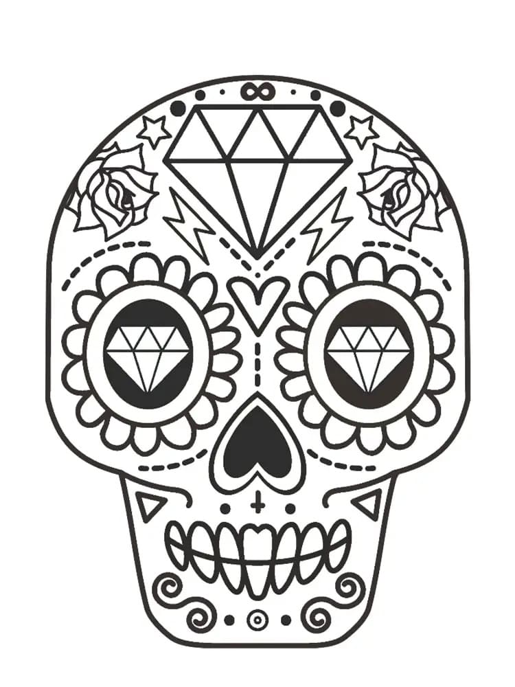 Chaussettes élégantes Avec Imprimé Tête De Mort Mexicaine Pour Adulte - Chaudes, Confortables Et Respirantes, 1 Noir, Taille Unique