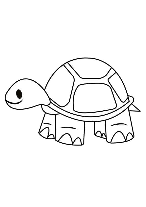 Tortue Facile coloring page