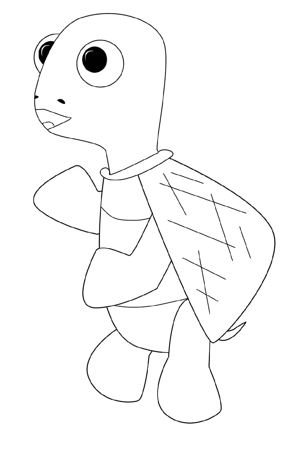 Tortue Simple coloring page