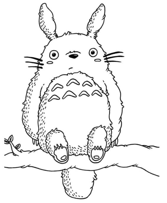 Totoro Gratuit coloring page