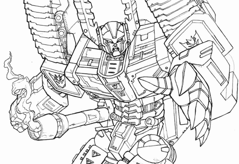 Coloriage Transformers 1