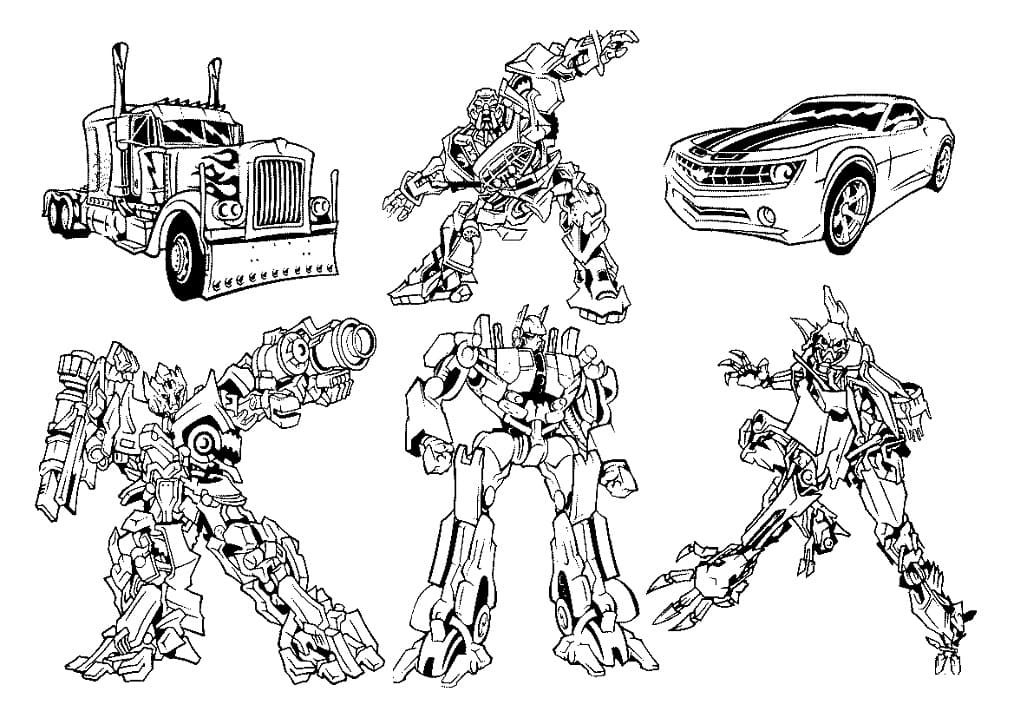 Coloriage Transformers 10