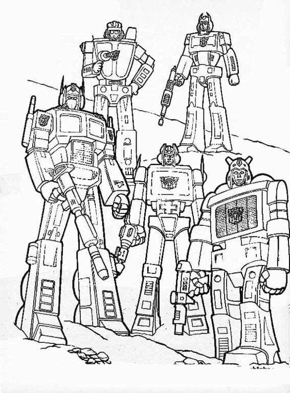 Coloriage Transformers 2