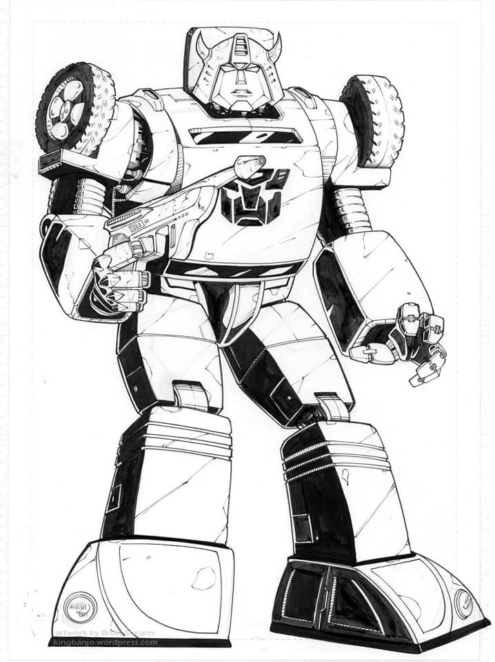 Coloriage Transformers 6