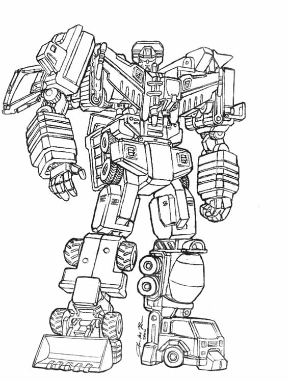 Coloriage Transformers 9