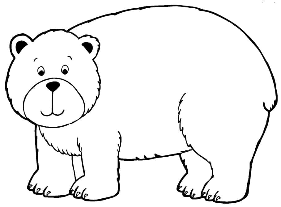 Un Gros Ours coloring page