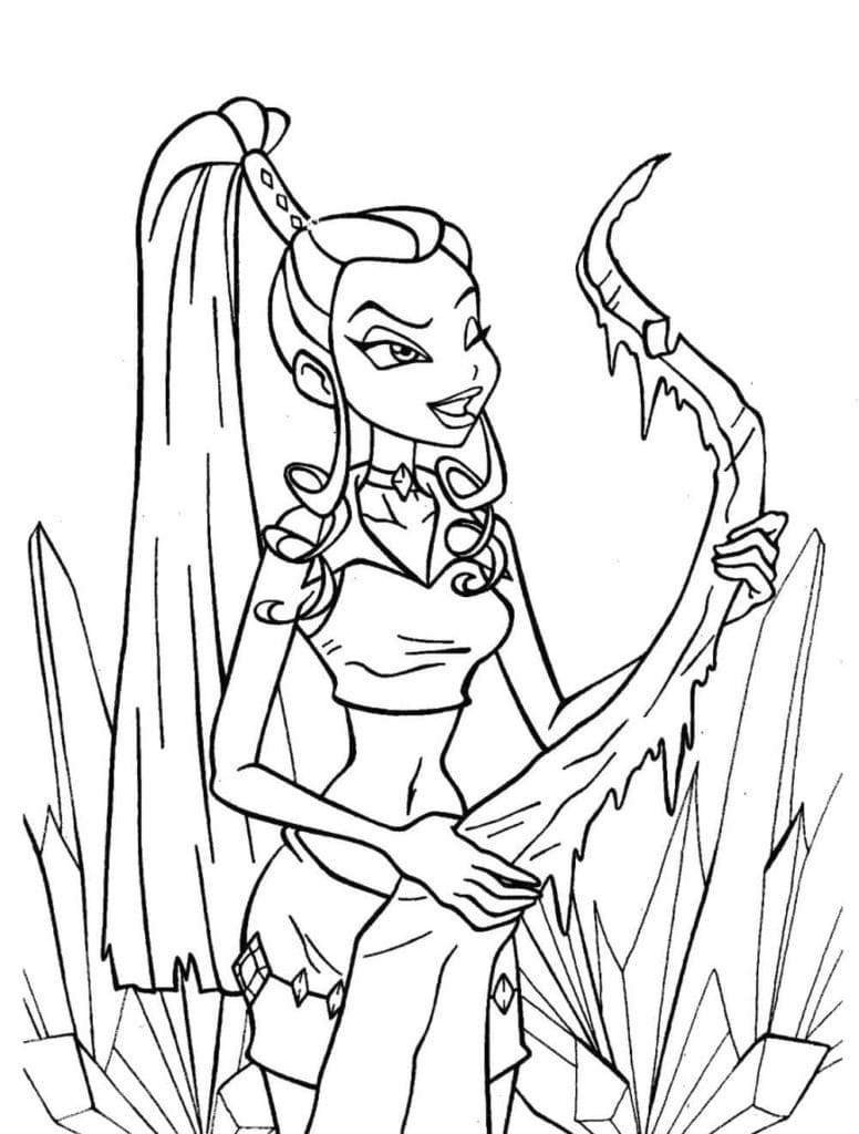 Winx Icy coloring page