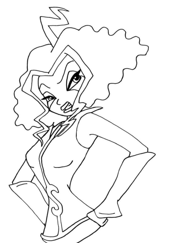 Winx Stormy coloring page