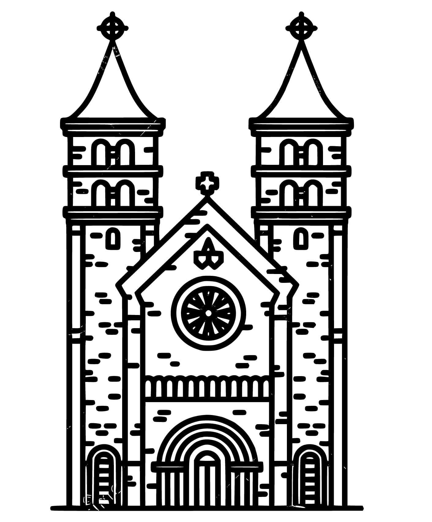 Abbey of Echternach coloring page