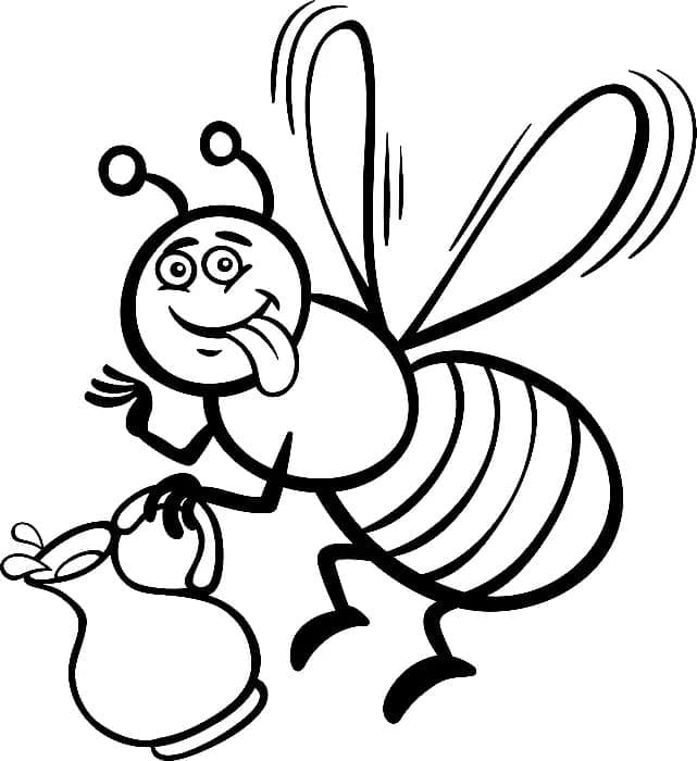 Clipart Biene Zum Ausmalen Ausmalbilder Tiere Kostenlos Malvorlagen