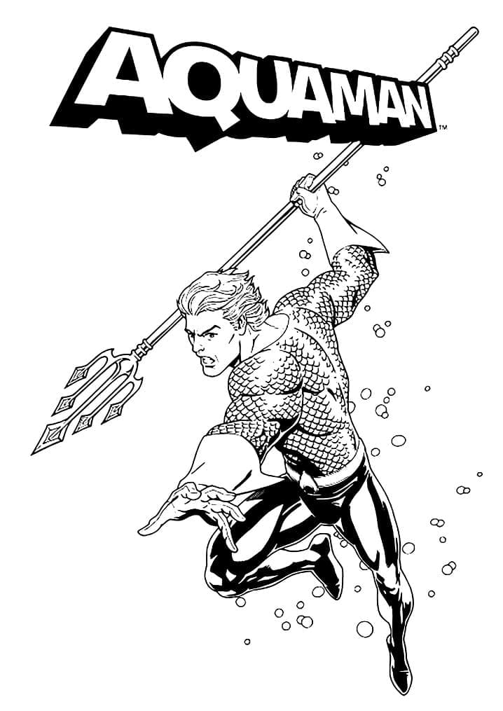 Coloriage Aquaman