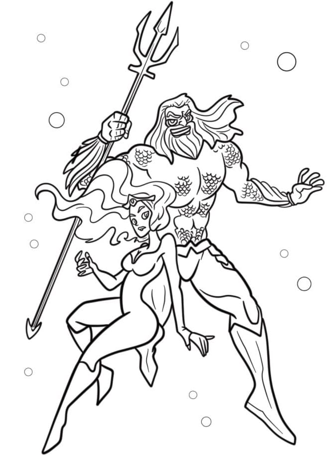 Aquaman Imprimable Pour les Enfants coloring page
