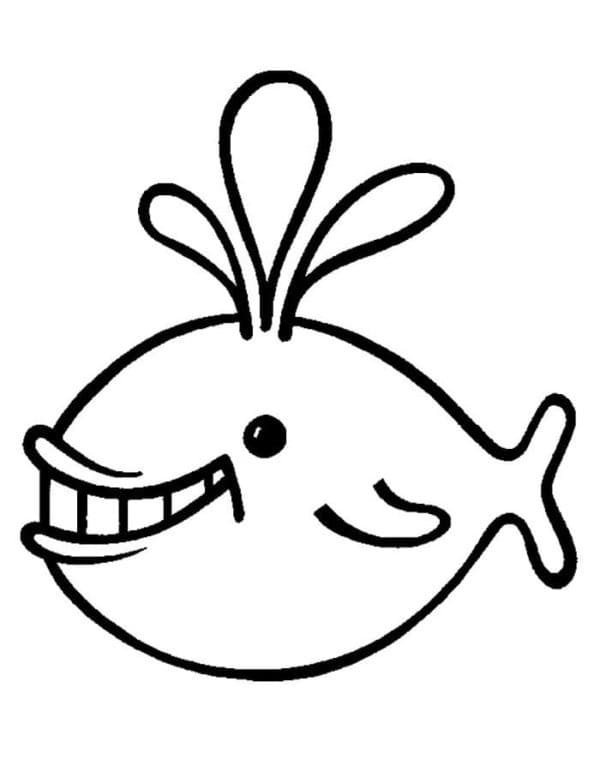 Baleine 1 coloring page