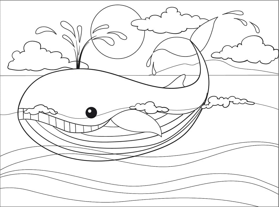 Baleine Géante coloring page