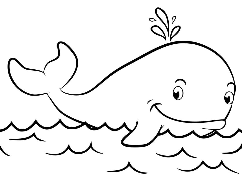 Baleine Gratuite Pour les Enfants coloring page
