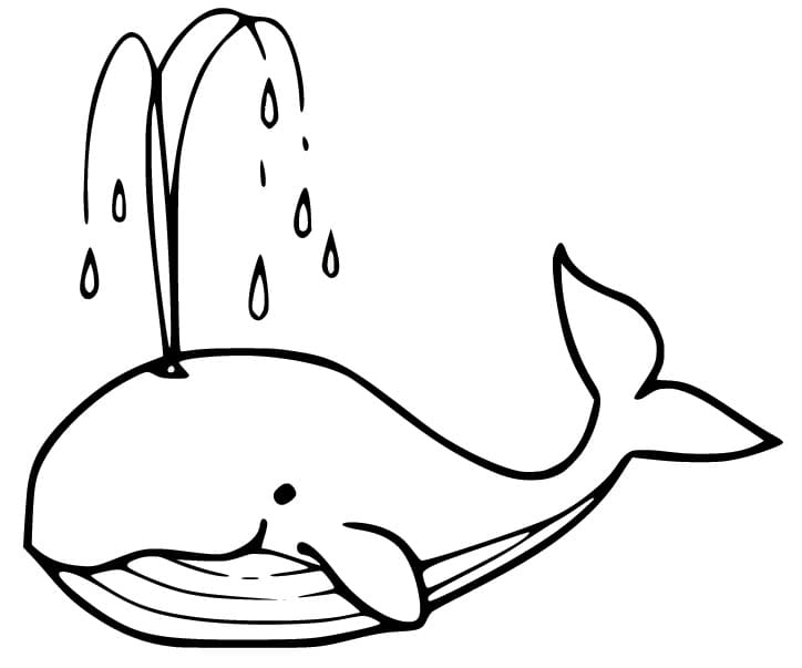 Baleine Pour les Enfants coloring page
