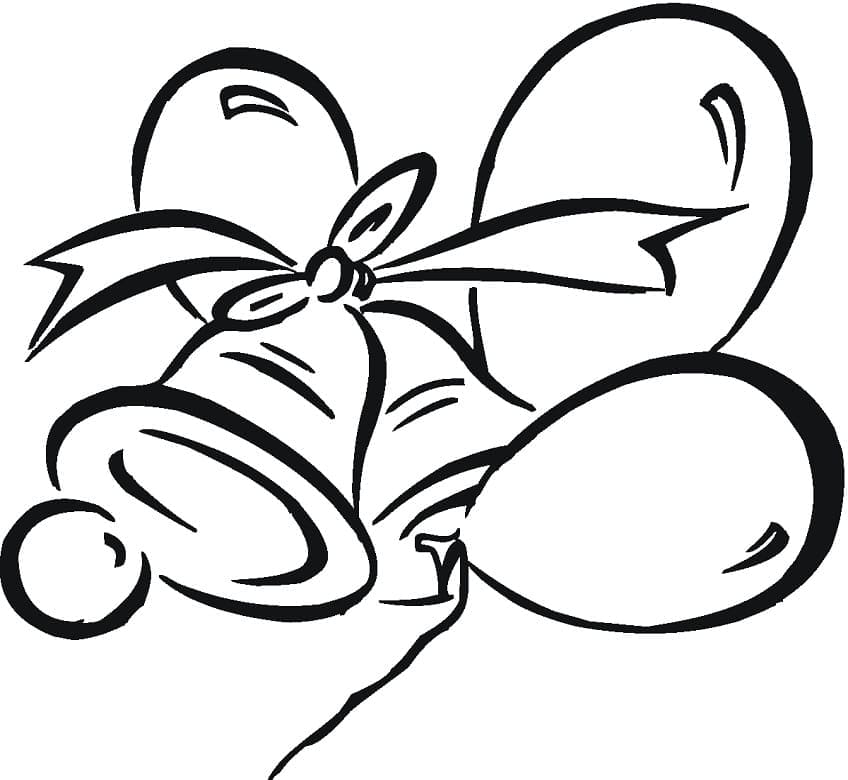 Ballons et Cloches coloring page