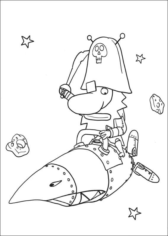 Barbaféroce coloring page