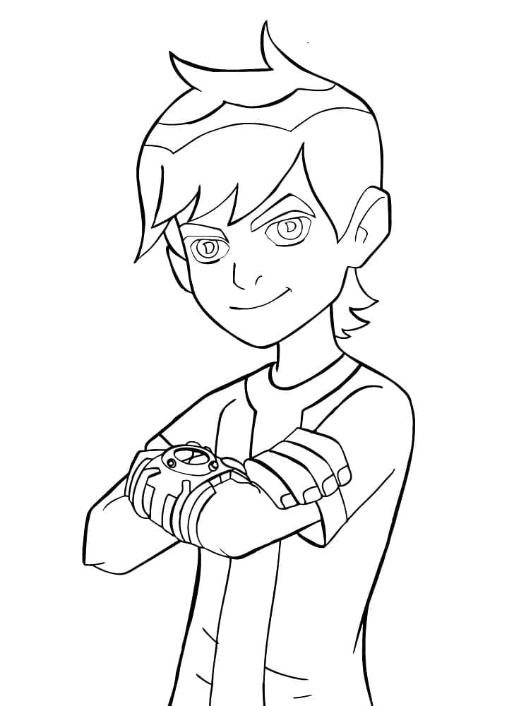 Ben 10 Incroyable coloring page