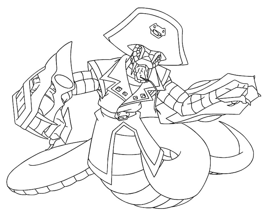 Coloriage Beyblade Orochi